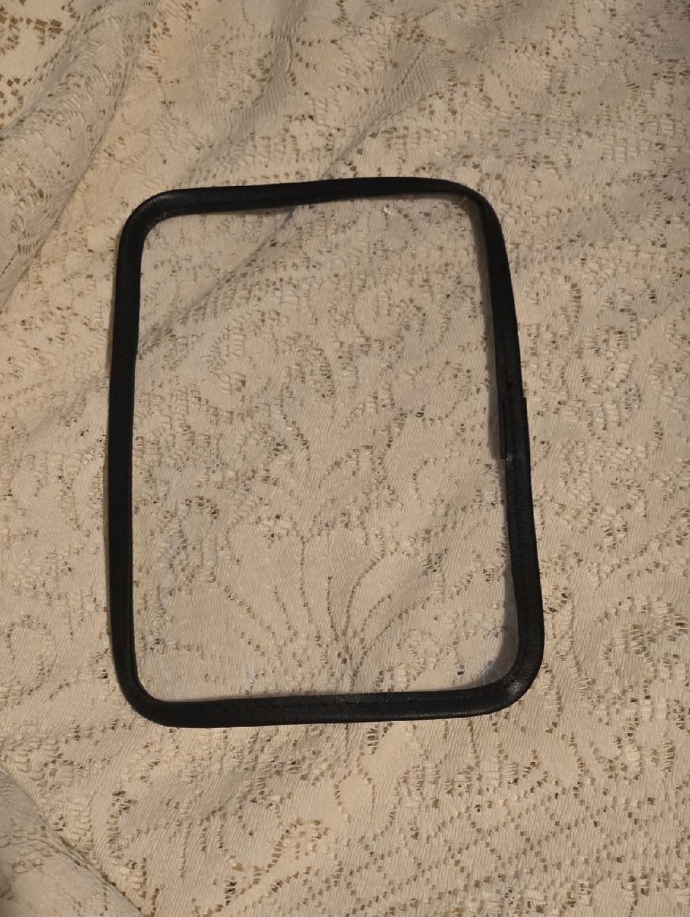 Black Rectangular Silicone Frame